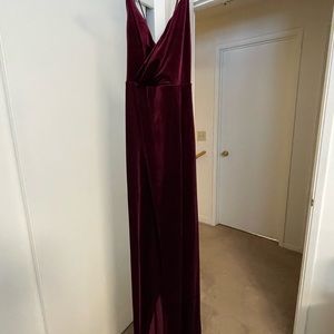 NWT burgundy Fashion Nova dress